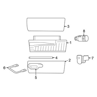 Dodge OE - Instrument Panel - Glove Box