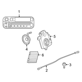 Dodge OE - Instrument Panel - Sound System