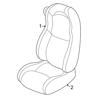 Dodge OE - Seats & Tracks - Front Seat Components (SRT-10 Coupe)