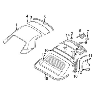 Dodge OE - Convertible/Soft Top - Cover & Components (Convertible)