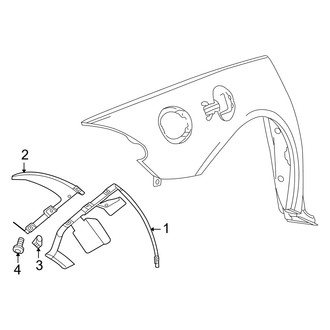 Dodge OE - Quarter Panel - Exterior Trim