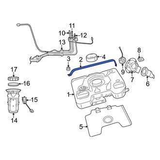 Dodge OE - Fuel Tank Strap