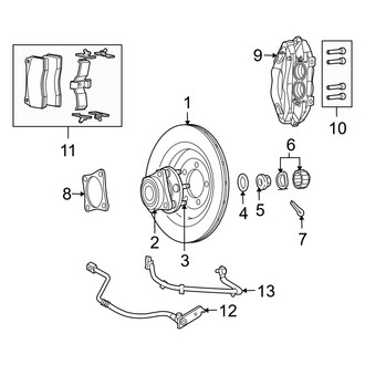 Dodge OE - Rear Suspension - Brake Components