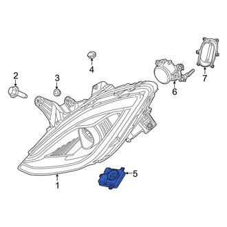 Dodge OE - Front High Intensity Discharge (HID) Lighting Ballast