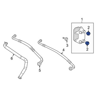 Dodge OE - Engine Oil Cooler Line Connector
