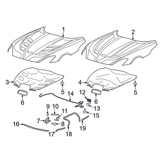 Dodge OE - Front Hood Latch