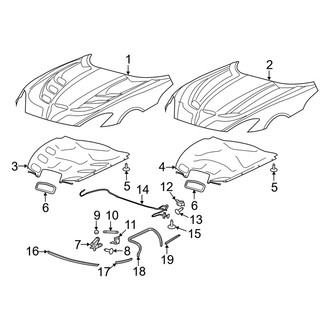 Dodge OE - Hood & Components