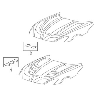 Dodge OE - Hood - Exterior Trim (GTS)