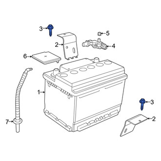 Dodge OE - Battery Hold Down Bolt