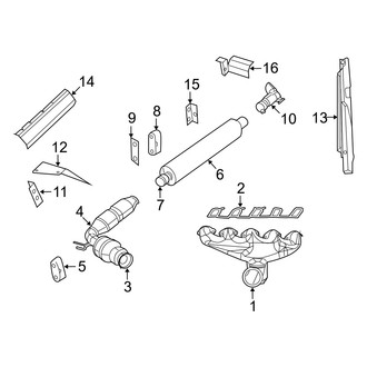 Dodge OE - Exhaust System - Exhaust Components (ACR / GTC / GTS)