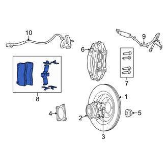 Dodge OE - Front Disc Brake Pad Set