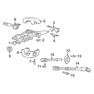 Dodge OE - Steering Column - Shaft & Internal Components