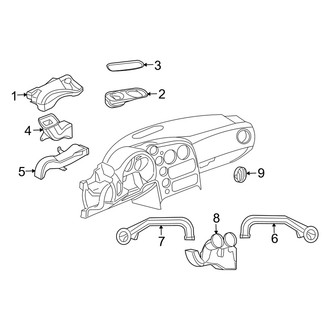 Dodge OE - Instrument Panel - Ducts