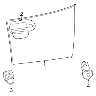 Dodge OE - Instrument Panel - Glove Box
