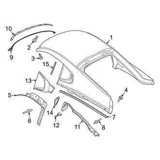 Dodge OE - Inner Roof Panel Seal