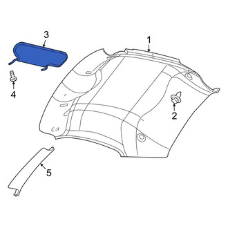 Dodge OE - Right Sun Visor