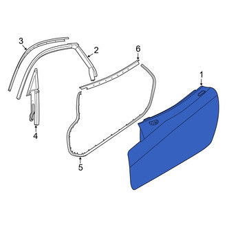 Dodge OE - Front Left Door Shell