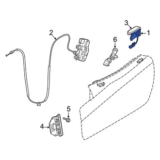 Dodge OE - Front Right Outer Exterior Door Handle