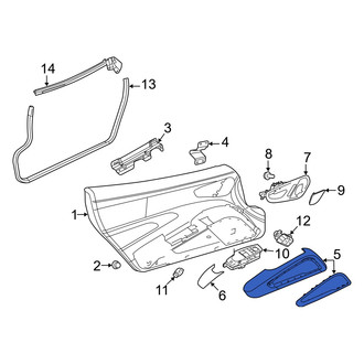Dodge OE - Front Right Door Armrest