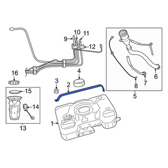 Dodge OE - Fuel Tank Strap