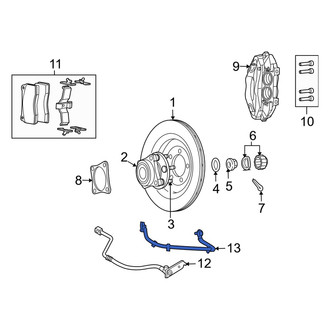 Dodge OE - Rear ABS Wheel Speed Sensor