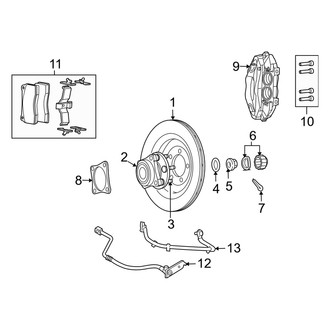 Dodge OE - Rear Suspension - Brake Components