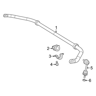 Dodge OE - Rear Suspension - Stabilizer Bar & Components