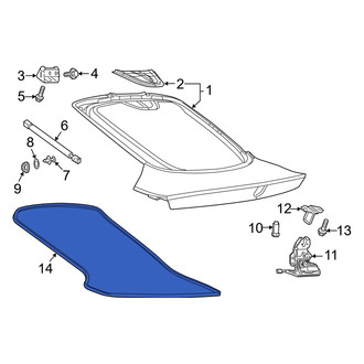 Dodge OE - Rear Hatch Seal