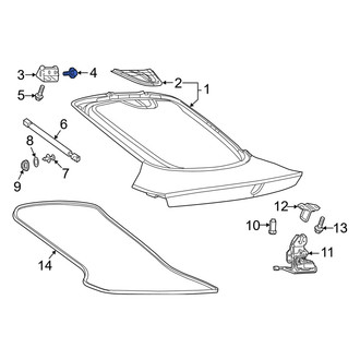 Dodge OE - Liftgate Hinge Bolt