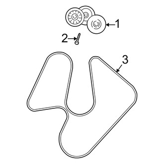 Dodge OE - Cooling - Belts & Pulleys (3.7L)