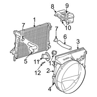 2002 Dodge Ram OEM Engine Cooling Parts - Radiators | CARiD