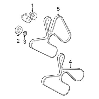 Dodge OE - Cooling - Belts & Pulleys