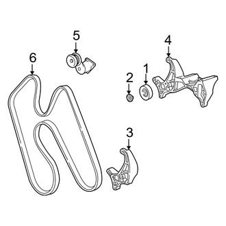 Dodge OE - Cooling - Belts & Pulleys (1500 5.9L)