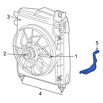 Dodge OE - A/C Condenser Fan Shroud Bracket
