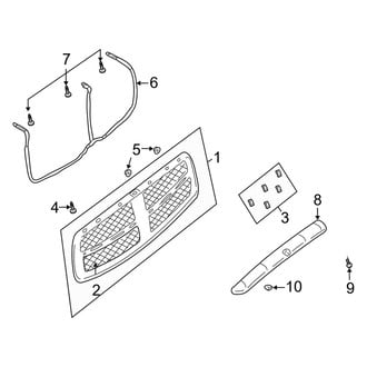 Dodge OE - Hood & Grille - Grille & Components (1500)