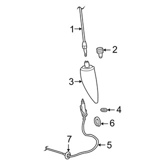 Dodge OE - Electrical - Antenna (1500)