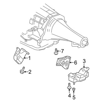 Dodge OE - Engine & Transmission Mounting (1500 RWD 4.7L)