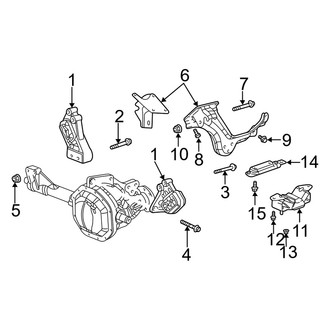 Dodge OE - Engine & Transmission Mounting (1500 4WD 4.7L)