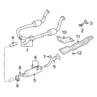 Dodge OE - Exhaust System - Exhaust Components (1500 5.7L)