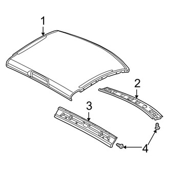 Dodge OE - Cab - Roof & Components (Regular Cab), (1500 Regular Cab)