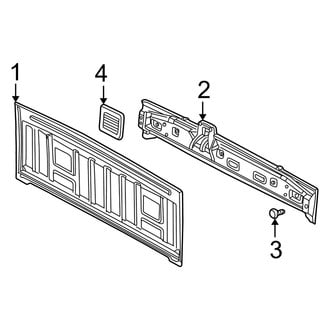 Dodge OE - Cab - Back Panel (Regular Cab), (1500 SLT Regular Cab)