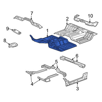 Dodge OE - Front Floor Pan