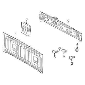Dodge OE - Cab - Back Panel (1500 SLT Quad Cab)