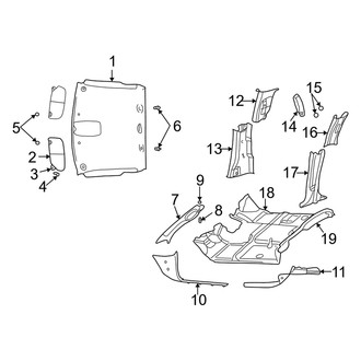 Dodge OE - Cab - Interior Trim (Quad Cab)