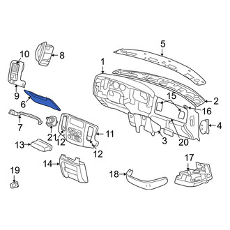 Dodge OE - Instrument Panel Knee Bolster