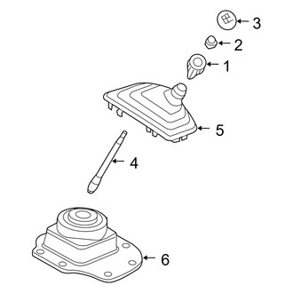 Dodge OE - Console - Shifter Trim (Getrag), (3.7L / 4.7L Standard Tr)