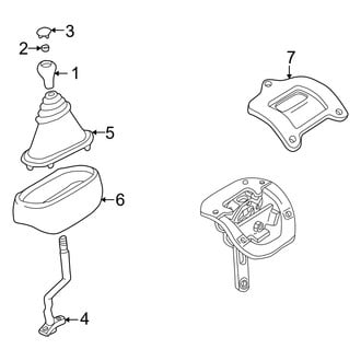 Dodge OE - Console - Shifter Trim (Transmissionfer Case, Model 241), (1500 4WD)