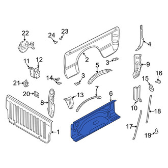 Dodge OE - Rear Left Inner Truck Bed Panel