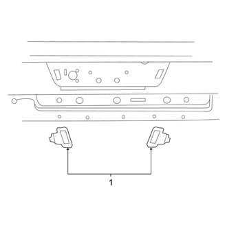 Dodge OE - Rear Lamps - License Lamps (1500)