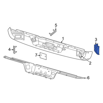 Dodge OE - Rear Right Inner Bumper Cover Bracket